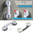 OEXEO 2PCS Grab Bars for Bathroom - Shower Handle - Grab Bars for Bathtubs and Showers - Safety Hand Rail Support for Tub, Handicap, Elderly, Injury, Kid, Senior Assist Bath Handle, Non Skid 🍁 All In One Marketplace Canada