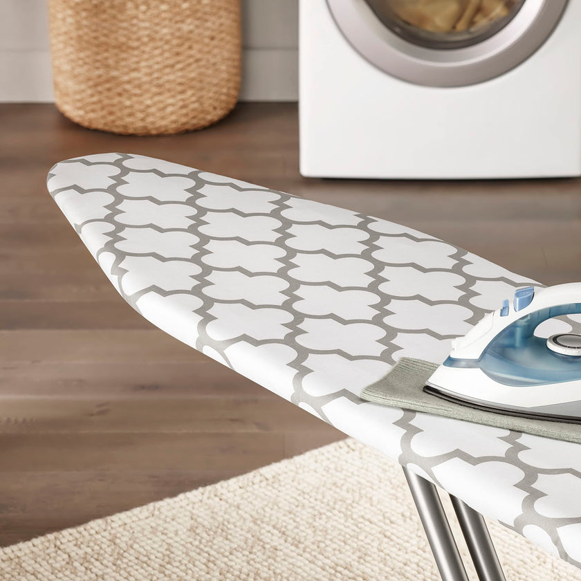 Whitmor Deluxe Ironing Board Cover and Pad (Ironing board not included) - Medallion Grey 🍁 All In One Marketplace Canada