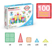 PicassoTiles 100 Piece Set 100pcs Magnet Building Tiles Clear Magnetic 3D Building Blocks Construction Playboards, Creativity beyond Imagination, Inspirational, Recreational, Educational Conventional 🍁 All In One Marketplace Canada
