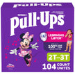 Pull-Ups Girls Potty Training Underwear, Easy Open Toddler Pants 2T-3T (16-34 lbs), Learning Designs for Toddlers, 104 count 🍁 All In One Marketplace Canada