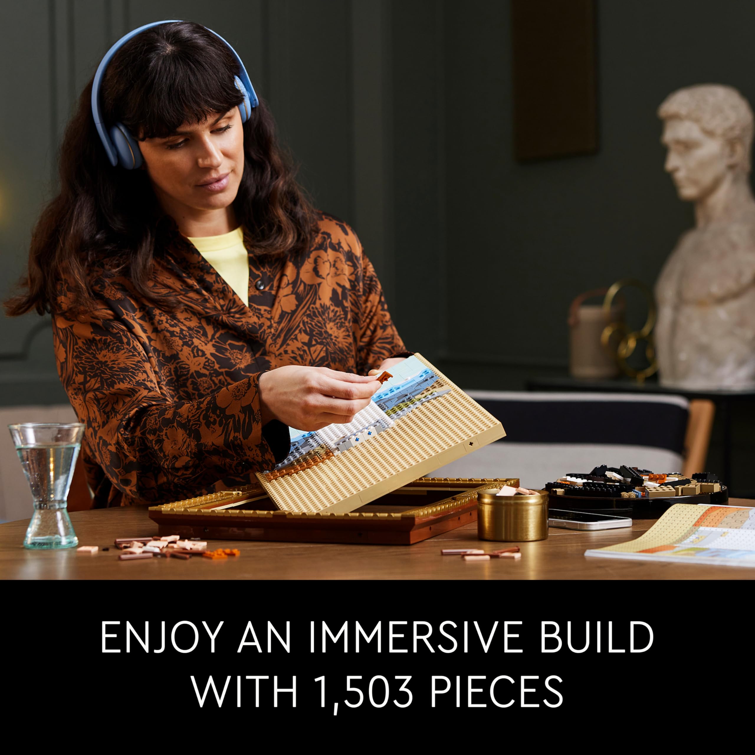 LEGO Art Mona Lisa Building Set - Leonardo da Vinci Wall Display, Ages 18+ - DIY Crafts for Men, Women - Great for Puzzle and Art Lovers - Birthday Gift Idea - Includes Detachable Frame - 31213 🍁 All In One Marketplace Canada