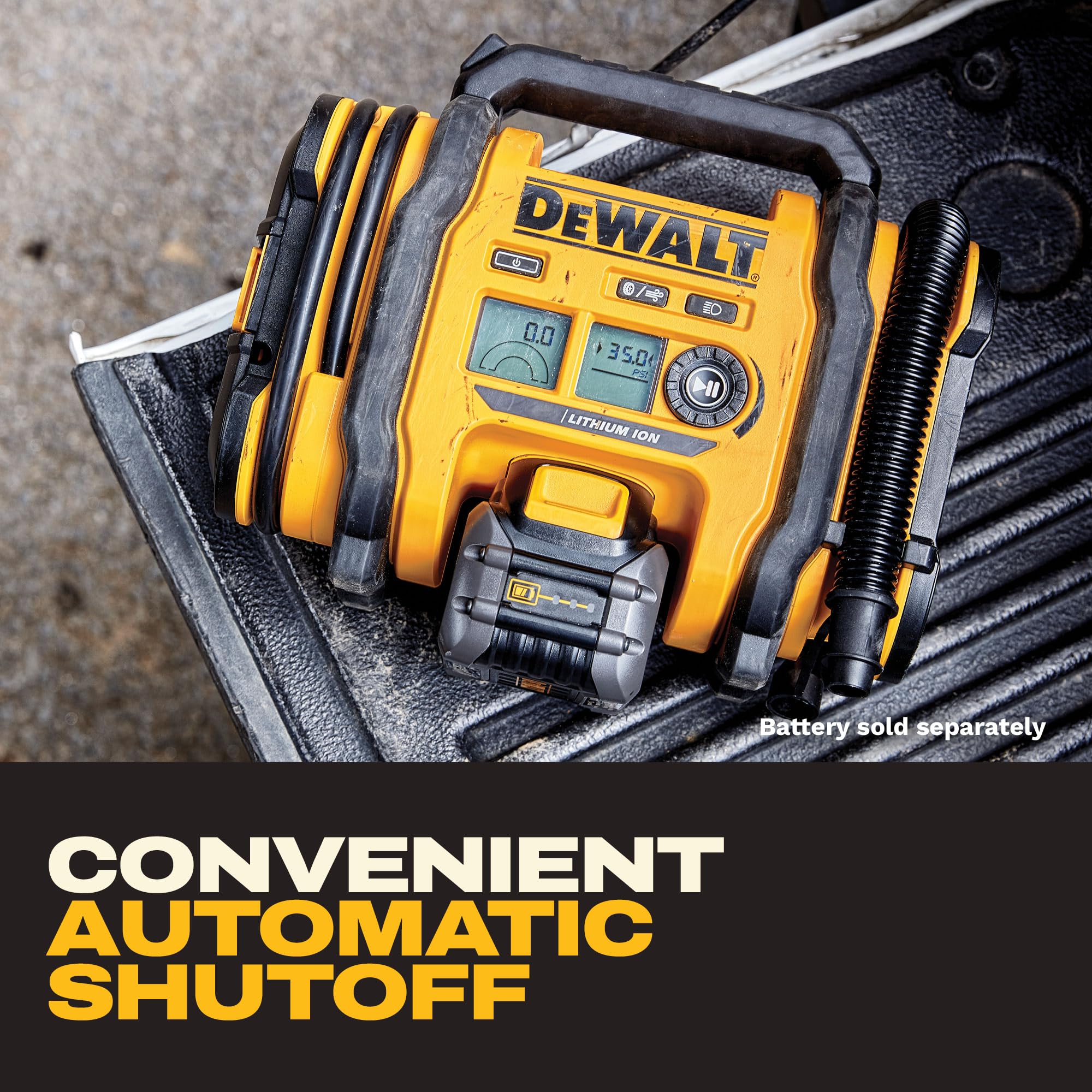 DEWALT 20V MAX* Cordless Tire Inflator, Tool Only (DCC020IB) 🍁 All In One Marketplace Canada