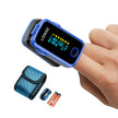 LOOKEE A310 Premium Pulse Oximeter Finger Heart Rate Oxygen Monitor | Proudly Canadian | SpO2 Blood Oxygen Level | Medical Accuracy, Alarm & PI | OLED Display | Carry Case & Batteries | Blue 🍁 All In One Marketplace Canada