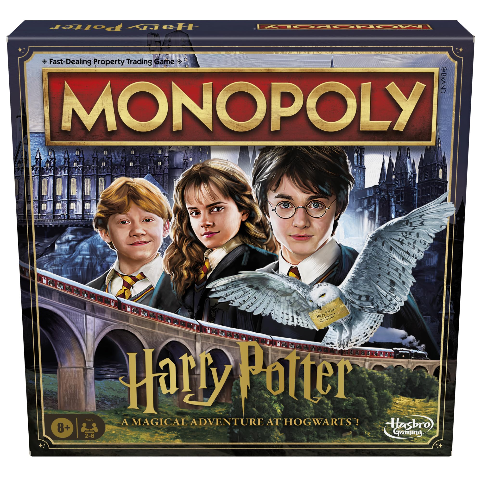 Monopoly Harry Potter Edition Board Game | A Magical Adventure at Hogwarts | Ages 8 and Up | 2 to 6 Players | Family Games | Gifts for Kids and Adults (English) 🍁 All In One Marketplace Canada