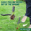 ORMALLA Weed Puller, 43.7in Long Handle Weed Remover, Dandelion Removal Tool, Natural Bamboo Handle and 4 Claws, Stand Up Garden Weed Root Remover, Pet Friendly (43.7in) 🍁 All In One Marketplace Canada