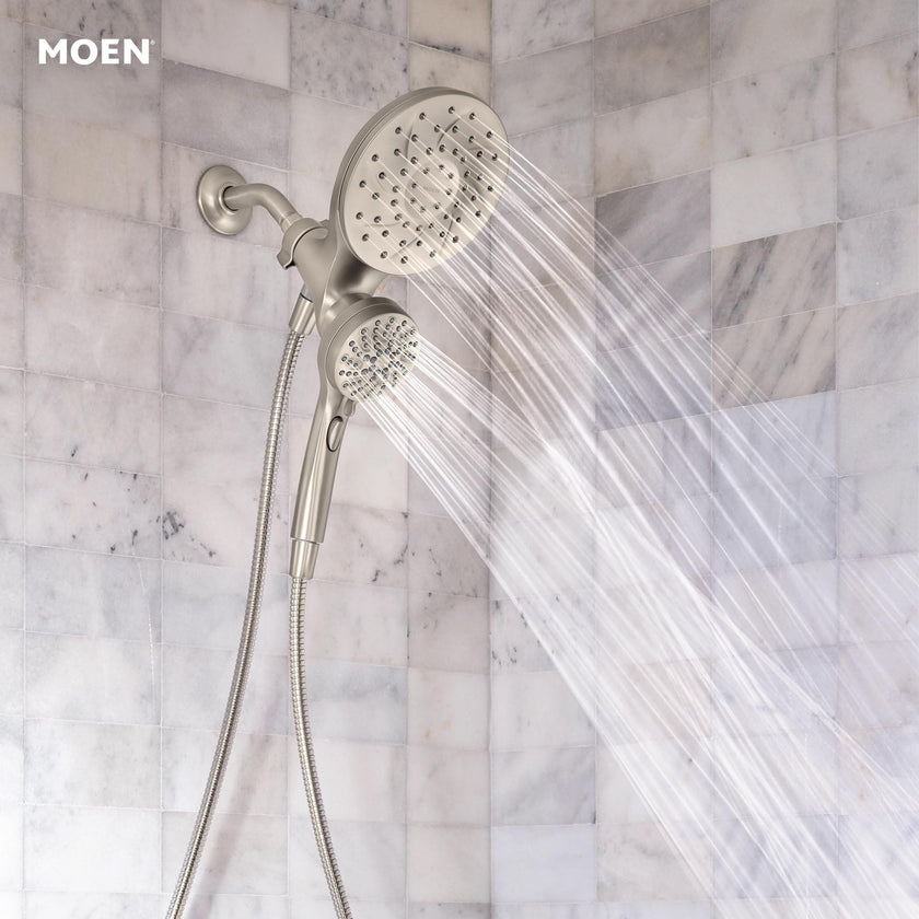 Moen 26009SRN Engage Magnetix Multi-Function Handshower and Rainshower Combo, Spot Resist Brushed Nickel 🍁 All In One Marketplace Canada