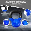 Yes4All Vinyl Coated Kettlebell Weights Set – Great for Full Body Workout and Strength Training – Vinyl Kettlebell 15 lbs 🍁 All In One Marketplace Canada