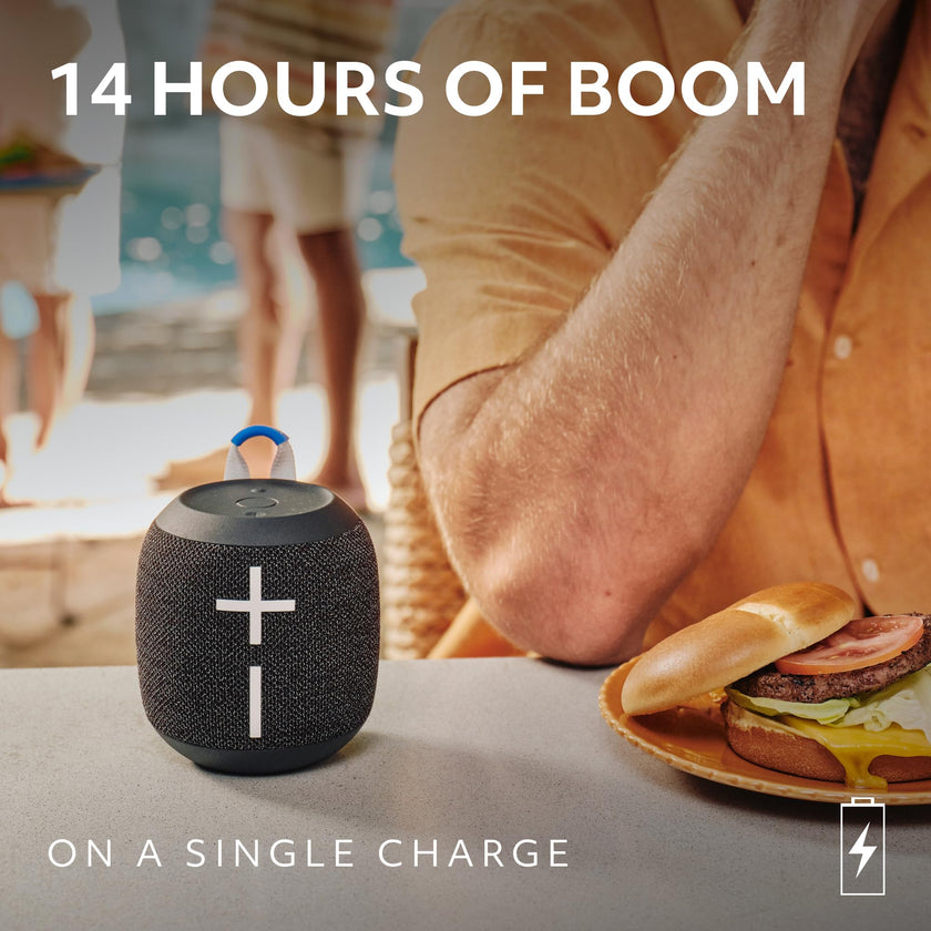 Ultimate Ears WONDERBOOM 4 Portable Waterproof Bluetooth Speaker with Big Bass and 360-Degree Sound, Dustproof Floating Speaker with 131ft (40m) Range - Gray 🍁 All In One Marketplace Canada
