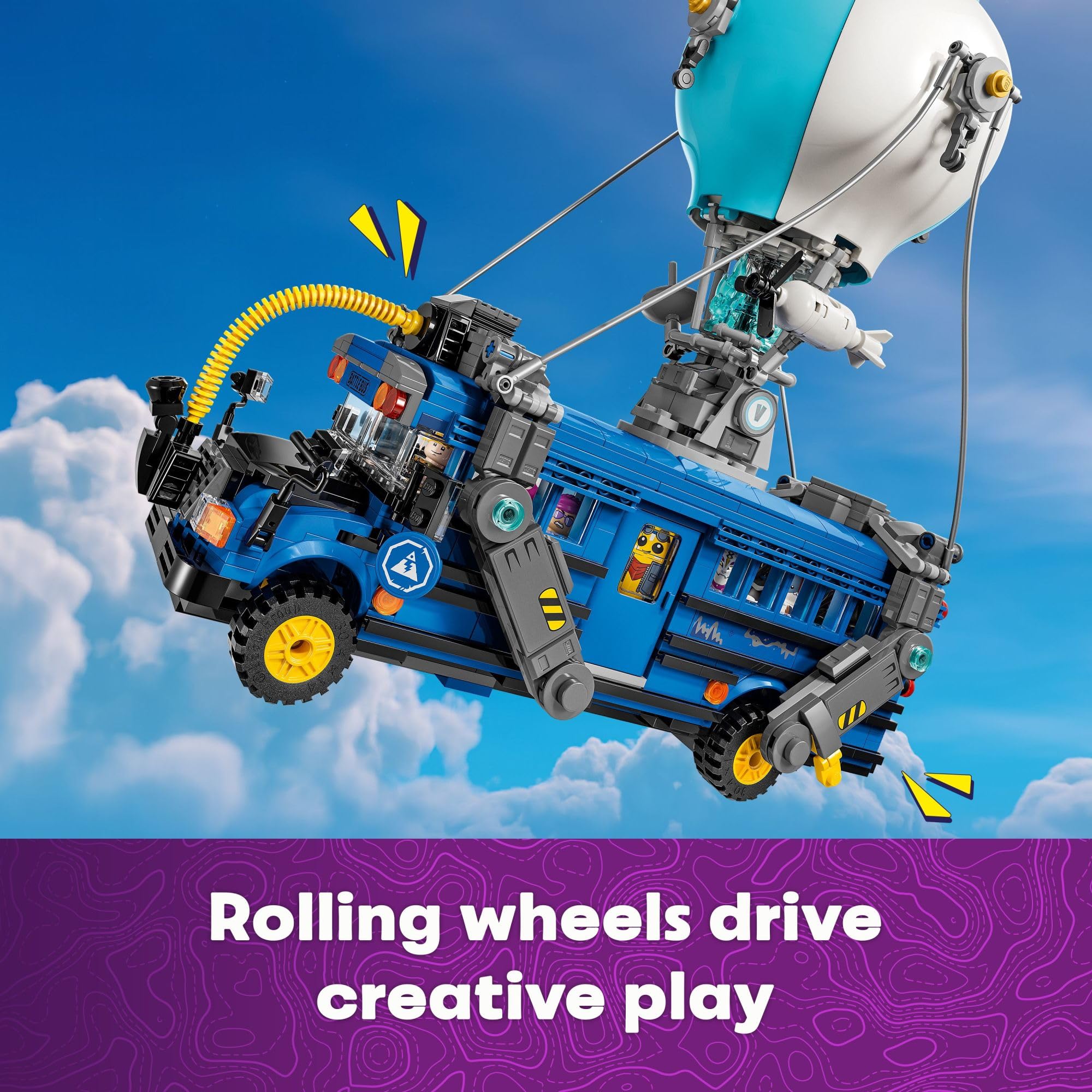 LEGO Fortnite Battle Bus Building Toy - Collectible Fortnite Toy for Kids, Boys & Girls, Ages 10+ - Pretend Play Set with 9 Minifigures from Video Game - Gift for Birthdays - 77073 🍁 All In One Marketplace Canada