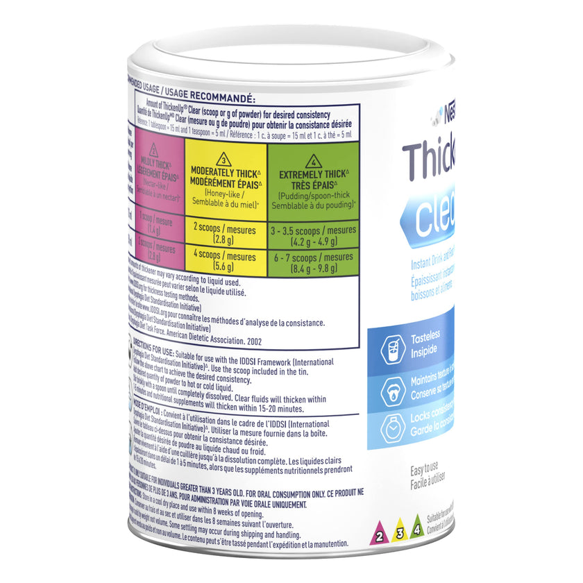 ThickenUp Clear, Instant Food and Drink Thickener, 125g Canister 🍁 All In One Marketplace Canada