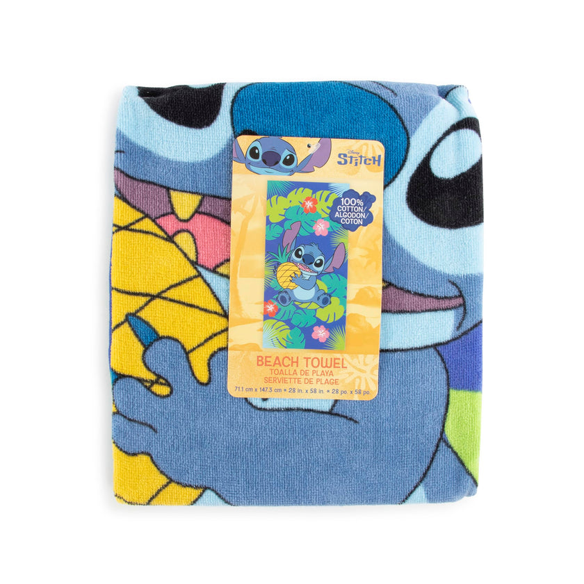Stitch Towel Kids Teens Super Soft Absorbent Bath Shower Swimming Beach Towel 300 GSM 100% Cotton 28