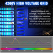 ZENLEA Bug Zapper Outdoor with LED Light, Bug Zapper Indoor, 4200V Mosquito Zapper Outdoor,Waterproof Mosquito Killer, Electric Fly Zapper Fly Traps for Camping Backyard Patio Garden, Plug-in 🍁 All In One Marketplace Canada