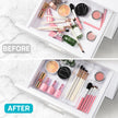Vtopmart 25 PCS Plastic Clear Drawer Organizer, Acrylic Desk Drawer organizers, Organization and Storage for Makeup, Bathroom, Office, kitchen, Bedroom 🍁 All In One Marketplace Canada