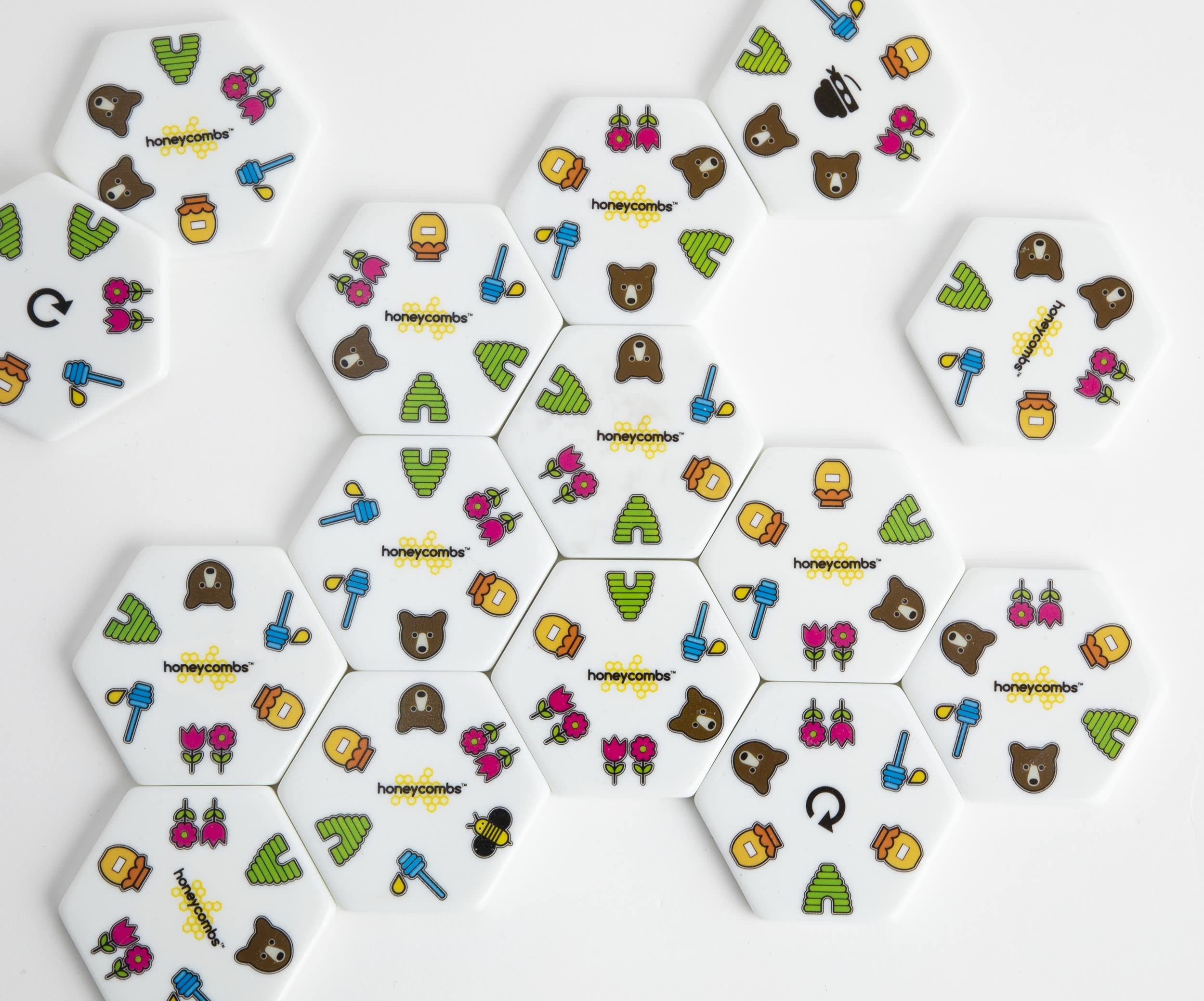Honeycombs Game, Award Winning Tile Matching Game for Kids & Families, Educational STEM Toy for Cognitive Development, 3 Ways to Play, Mensa Recommended Game with 52 Tactile Tiles, Ages 6+,1-8 Players 🍁 All In One Marketplace Canada
