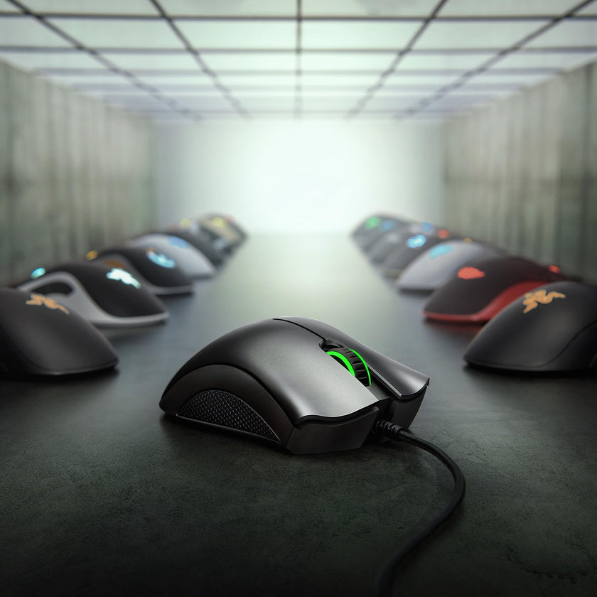 Razer DeathAdder Essential Gaming Mouse: 6400 DPI Optical Sensor - 5 Programmable Buttons - Mechanical Switches - Rubber Side Grips - Classic Black 🍁 All In One Marketplace Canada