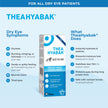 Thea Hyabak Eye Drops - Hyaluronic Acid for Dry Eyes, Contact Lens Moisturizing Lubricant, Occasional Dry Eye, Digital Device Use, Ideal for Extended Screen Use - 10 ml (300 Drops) 🍁 All In One Marketplace Canada