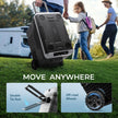 EUHOMY 12 Volt Refrigerator, 47QT(45L) Dual Zone Electric Cooler, Portable Freezer 12V/24V DC 110-240V AC, 12V Fridge -4℉~68℉, 12V Cooler with Wheels & Basket for Travel, Truck, Boat, Camping 🍁 All In One Marketplace Canada