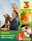 Uinkit Glossy Inkjet Photo Paper 8.5x11 Inches 100 Sheets 48lb Dye Ink 180Gsm Professional Photographic Paper Letter Size 8.5mil Instant Dry Suitable for All Dye Ink Printers (100, 8.5x11Inches) 🍁 All In One Marketplace Canada