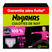 Pampers Ninjamas Nighttime Bedwetting Underwear Girls Size S/M (38-65 lbs) 44 Count (Packaging & Prints May Vary) 🍁 All In One Marketplace Canada
