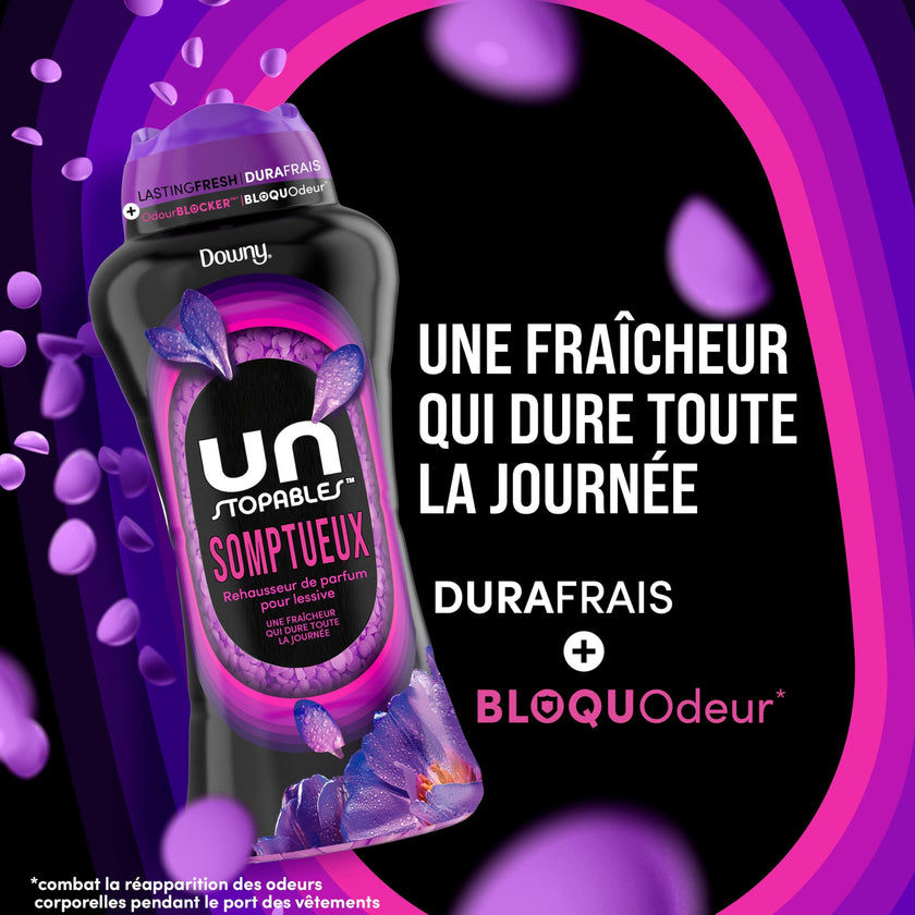 Downy Unstopables In Wash Scent Booster, Lush Scent, Laundry Beads for Odour Protection, Downy Scent Booster, Laundry Scent Boosters, 853 g 🍁 All In One Marketplace Canada