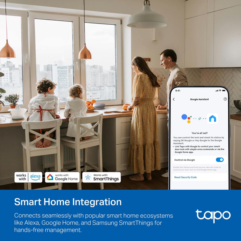 Tapo Smart Door Lock, Deadbolt | Keyless Entry, Fingerprint Recognition, Touchscreen Keypad & in-App Monitoring with Scheduled Access | 1-Year Rechargeable Battery | BHMA Grade 2 | Tapo DL110 🍁 All In One Marketplace Canada