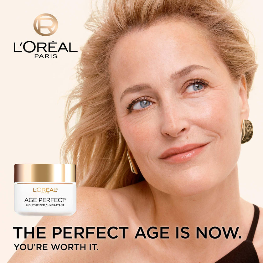 L'Oreal Paris Day Face Moisturizer Cream, Age Perfect Collagen Expert, with Collagen Peptides + Niacinamides, For Mature Skin, Suitable for Sensitive Skin Skincare, 70 ml 🍁 All In One Marketplace Canada