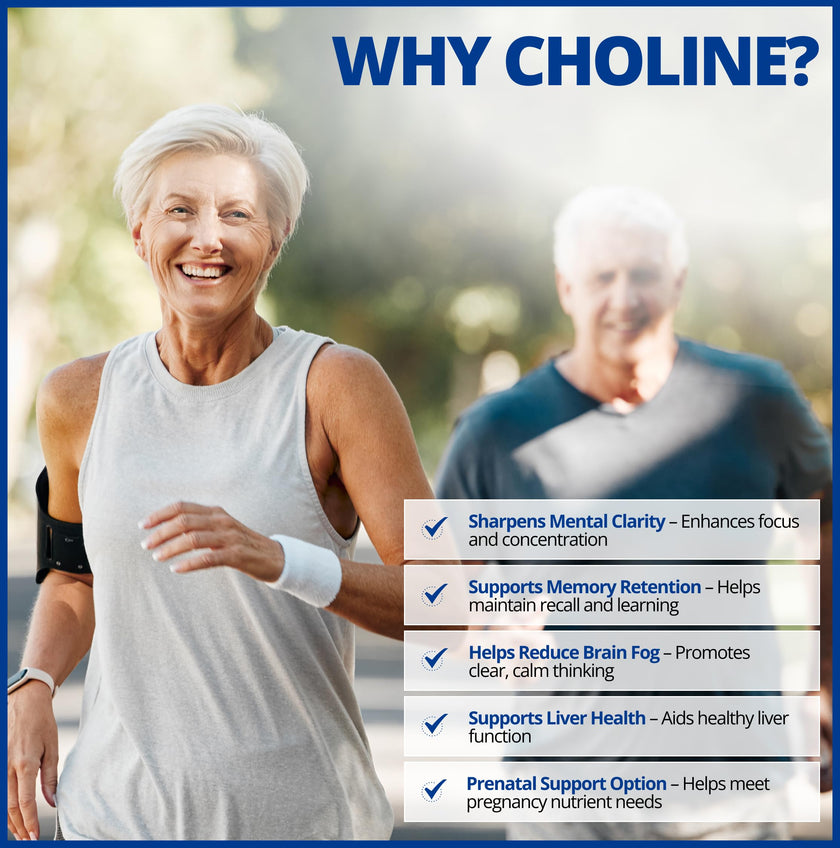 CanPrev Choline 275mg 90 Veggie Capsules, 90-Day Supply, VitaCholine for Cognitive Function, Memory & Focus, Vegan, Non-GMO, Gluten & Soy-Free, Supports Pregnancy, Liver & Heart Health, Made in Canada 🍁 All In One Marketplace Canada