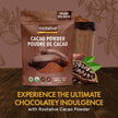 Rootalive Organic Raw Cacao Powder 454g (1lb), Premium Unroasted Cacao Bean powder in a Resealable Bag, Raw, Unsweetened, Vegetarian and Gluten-Free 🍁 All In One Marketplace Canada