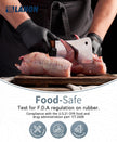 LANON Food Safe Disposable Black Nitrile Gloves, Latex-Free, Powder-Free, Silicone-Free, Textured Fingertips, Cooking, Medium 🍁 All In One Marketplace Canada