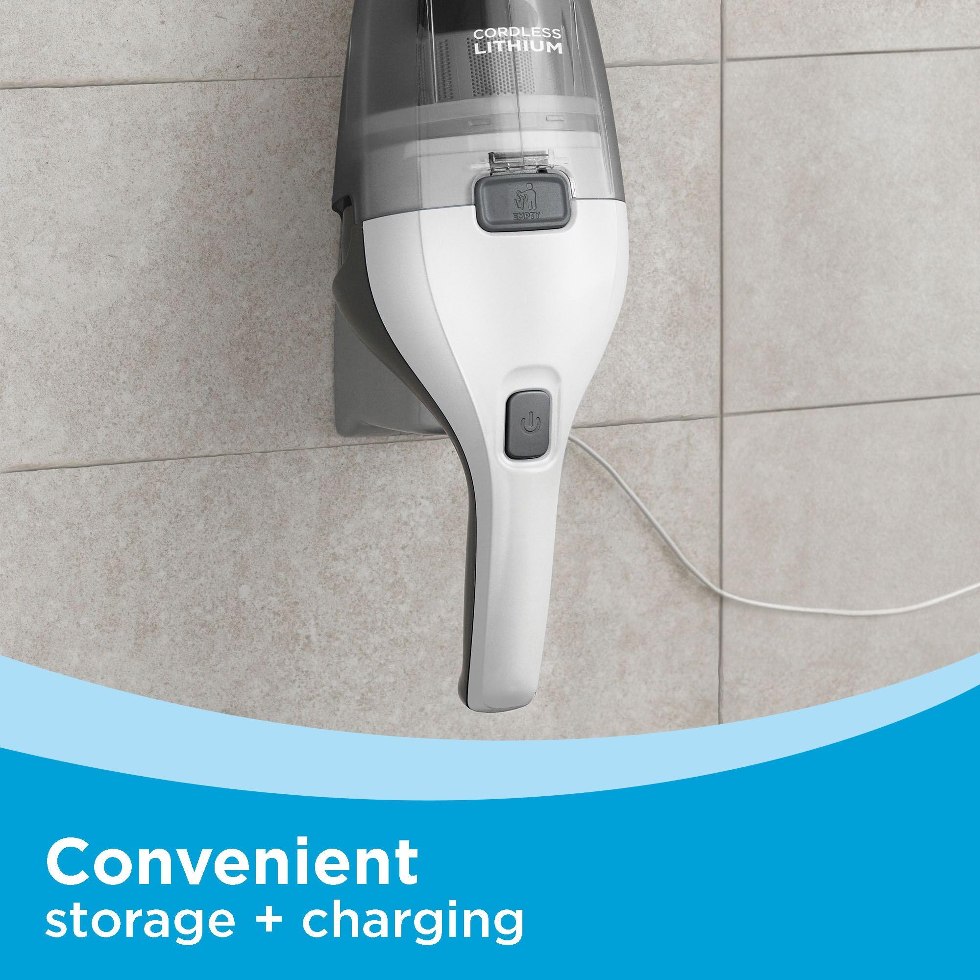 BLACK+DECKER dustbuster QuickClean Cordless Handheld Vacuum, White (HNVC215B10), Dirt Bowl and Fliter 🍁 All In One Marketplace Canada