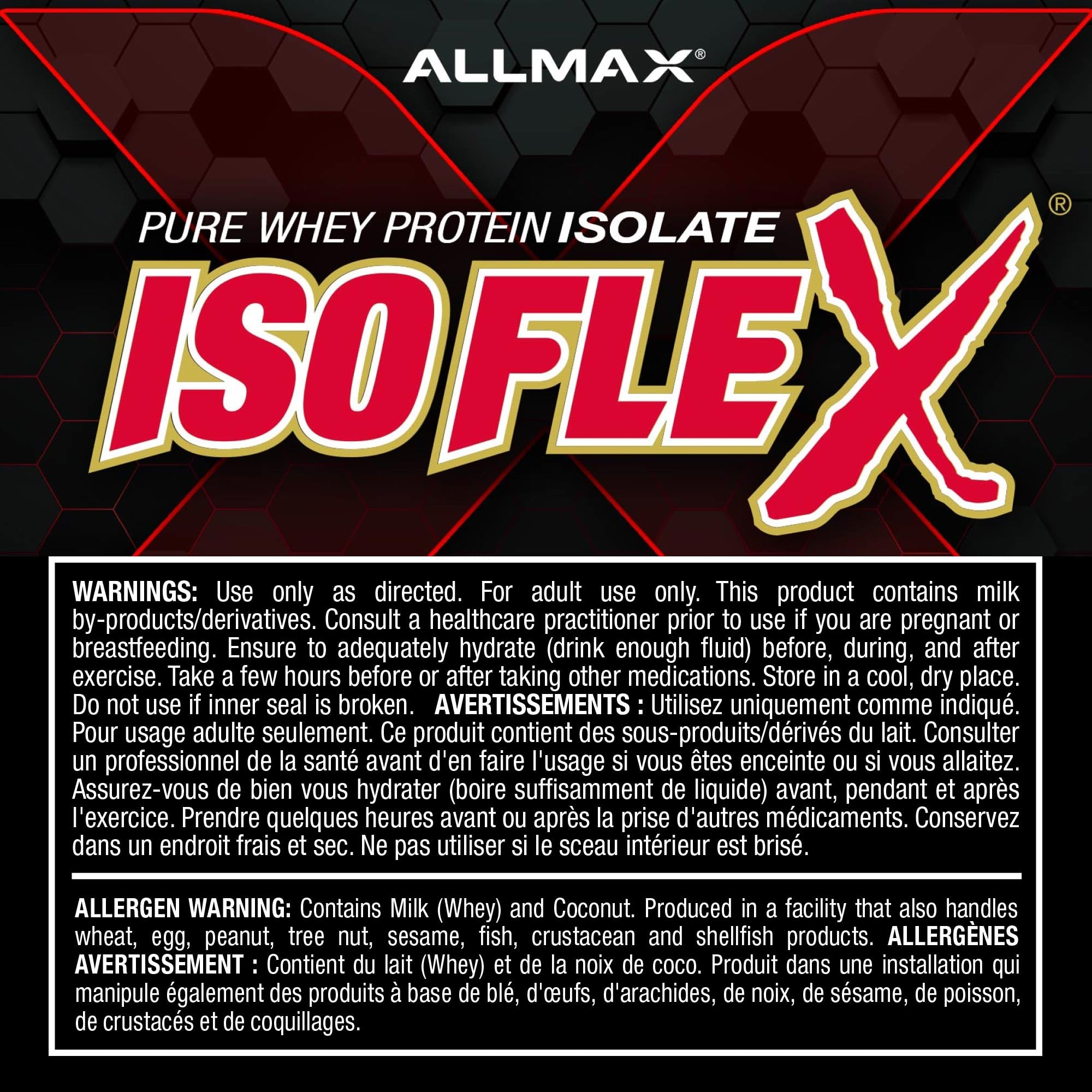 ALLMAX ISOFLEX Whey Protein Isolate, Strawberry, 5 lb 🍁 All In One Marketplace Canada