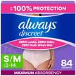 Always Discreet, Adult Diapers for Women, Maximum Incontinence and Postpartum Underwear S/M, 84 Count 🍁 All In One Marketplace Canada