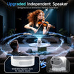 Kimwood Projector with Upgraded HiFi Speaker, [Built-in Apps] 1080P Mini Portable Projector Lower Noise Auto Keystone WiFi 6 Bluetooth 5.4 Ultra Short Throw Projectors Big Screen in Small Room 🍁 All In One Marketplace Canada