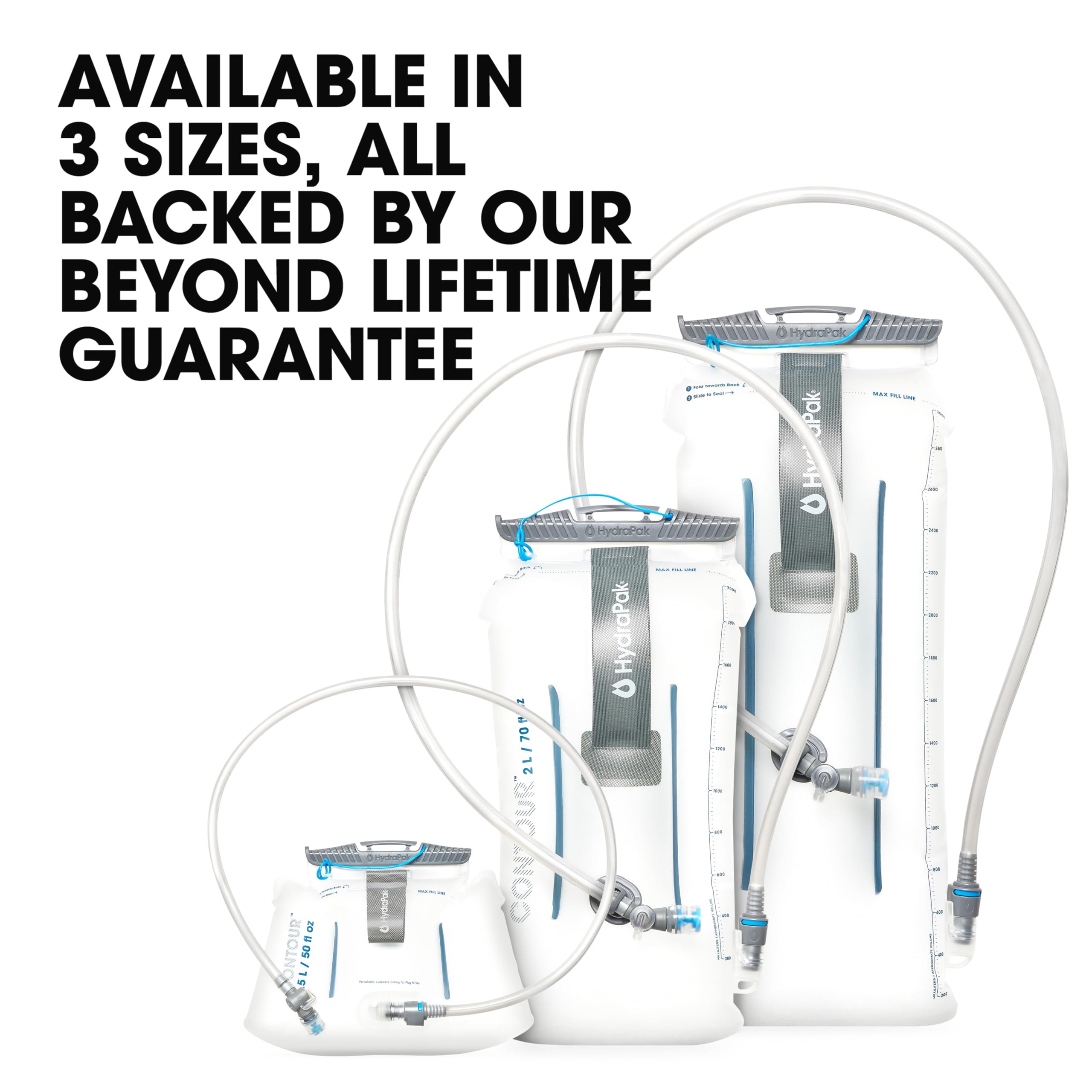 HydraPak Contour Hydration Reservoir (2L, Clear) 🍁 All In One Marketplace Canada