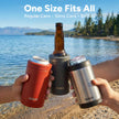 DUALIE 3 in 1 Insulated Can Cooler - Universal Size for 12 oz Cans, Slim Cans, and Bottles - Stainless 🍁 All In One Marketplace Canada