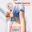 Xigmer Portable Fan, Handheld Fans 2-Pack, Mini Fan 5 Adjustable Speeds with Lanyard, Rechargeable Fans 180° Foldable for Makeup,Travel -Pink & Purple 🍁 All In One Marketplace Canada