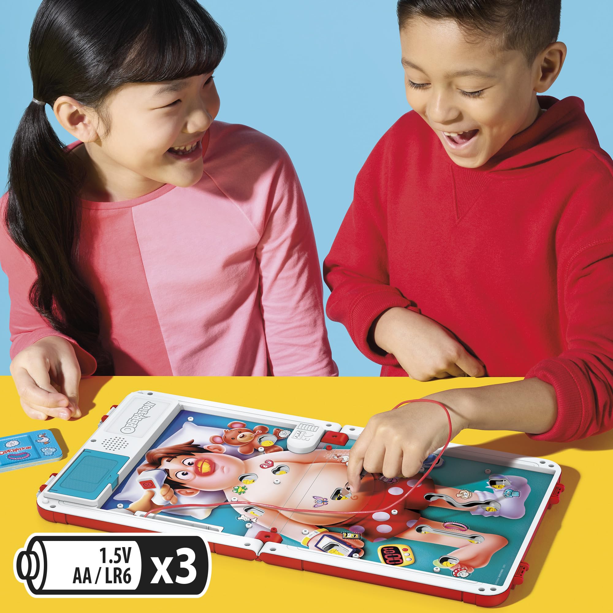Operation Electronic Board Game with All-in-One Carrying Case | 2 Ways to Play | Ages 6+ | 1+ Players | 10 Mins. | Fun Kids Games (English & French) 🍁 All In One Marketplace Canada