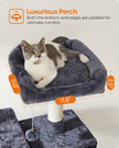 FEANDREA Cat Tree, Large Cat Tower, 64.6 Inches Cat Activity Center 🍁 All In One Marketplace Canada