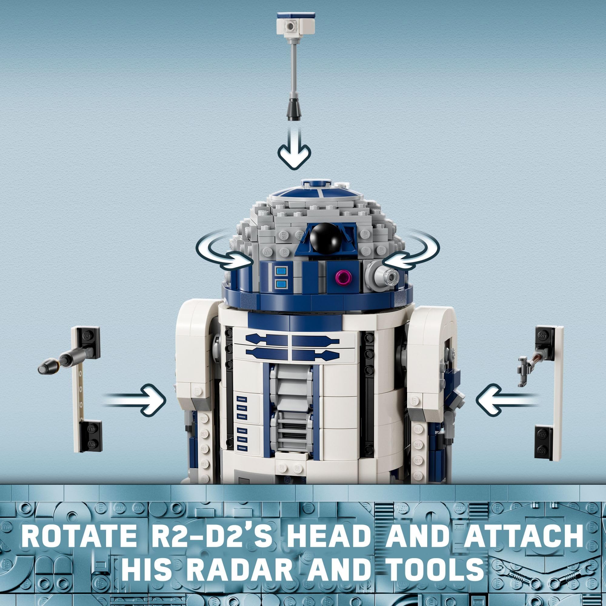 LEGO Star Wars R2-D2 Building Toy Set - Play or Display Star Wars Toy for Boys & Girls, Ages 10+ - Gift Ideas for Kids & Fans - Includes 25th Anniversary Darth Malak Minifigure - 75379 🍁 All In One Marketplace Canada