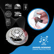 TubShroom Ultra Revolutionary Bath Tub Drain Protector Hair Catcher/Strainer/Snare Stainless Steel, 1-Pack, Silver 🍁 All In One Marketplace Canada