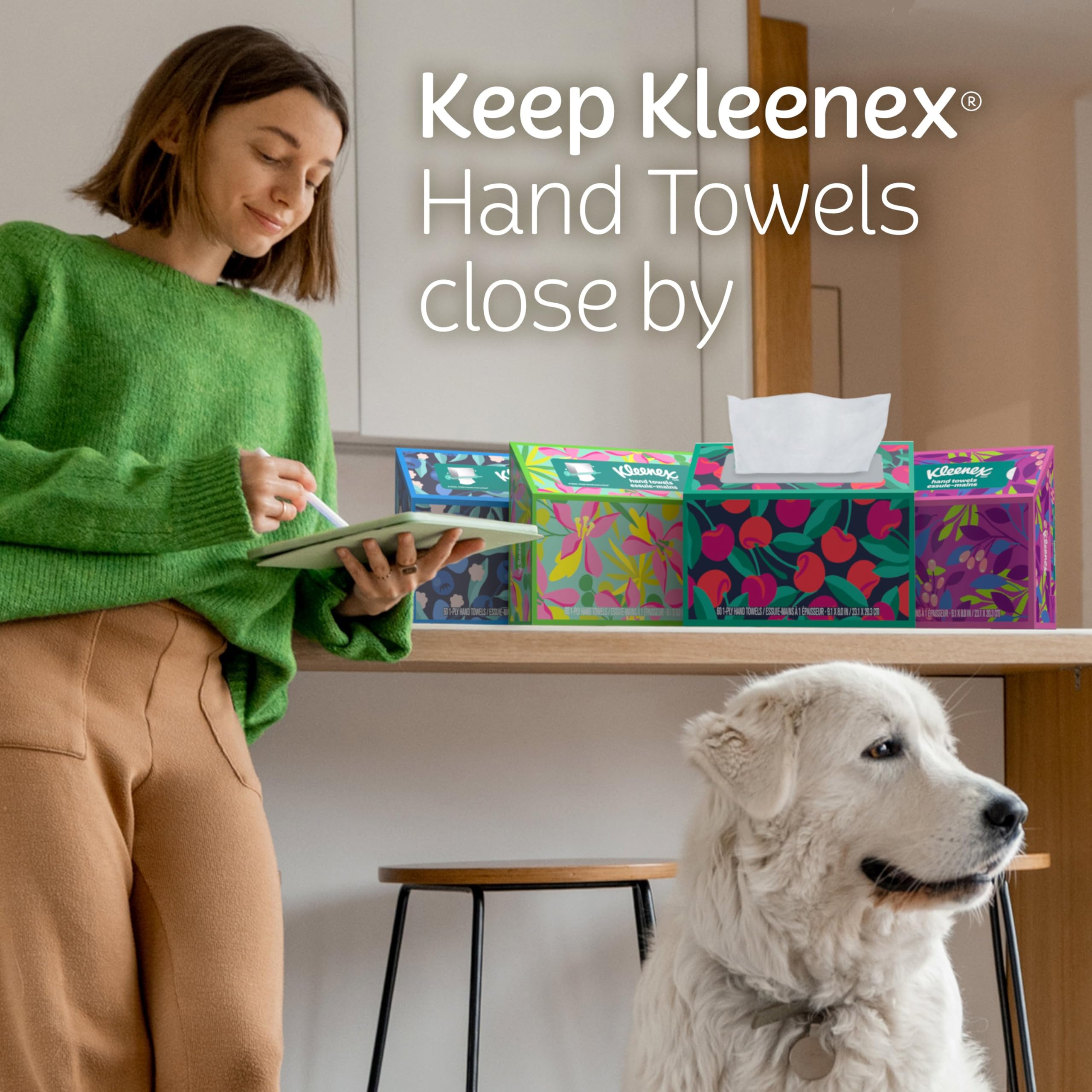 Kleenex Hand Towels, Single-Use Disposable Paper Towels, 6 Boxes, 60 Towels Per Box (360 Towels Total) 🍁 All In One Marketplace Canada