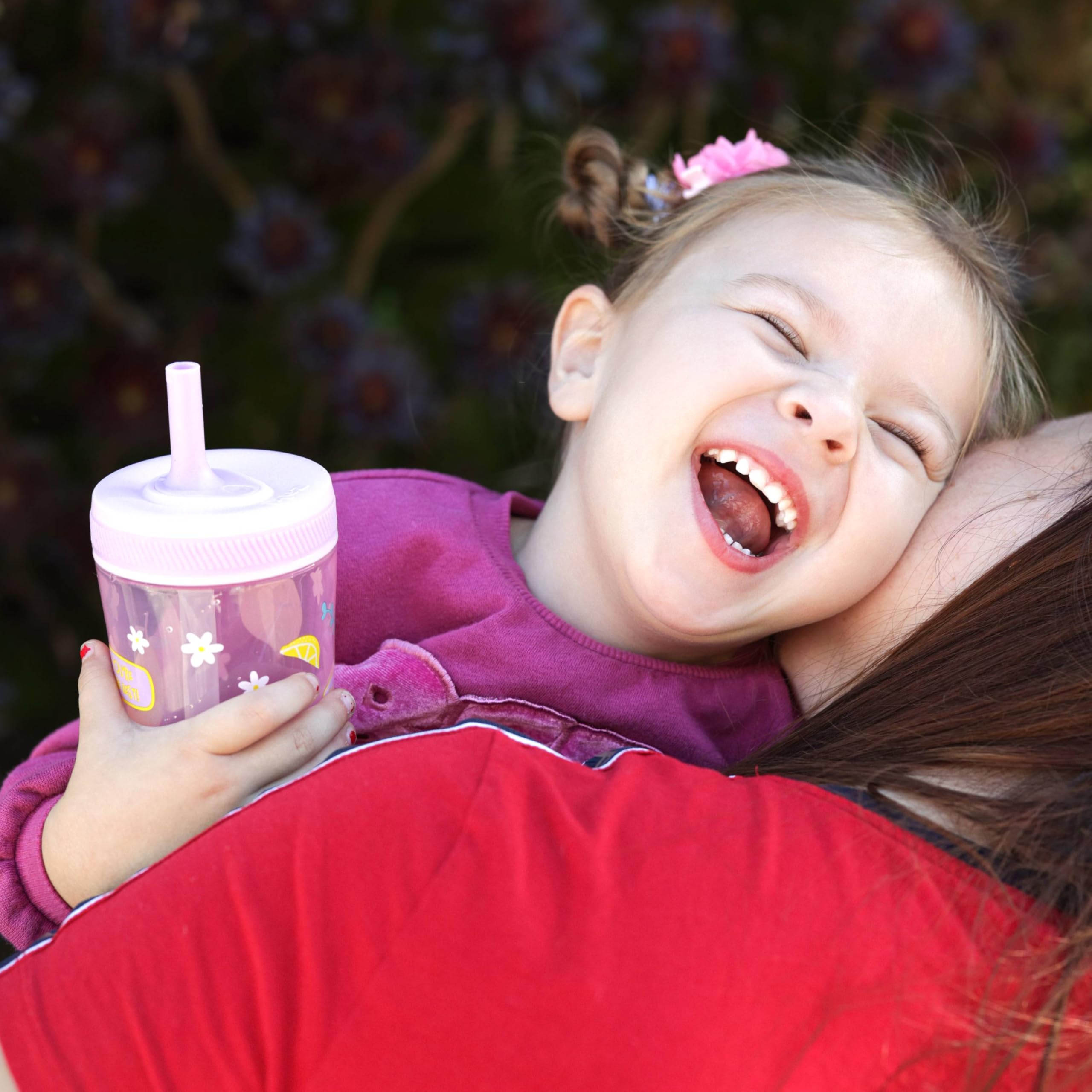 Zak Designs Toddler Cups for Travel or at Home, 15oz 2-Pack Durable Plastic Sippy Cups with Leak-Proof Design is Perfect for Kids (Sweet Berry, Lemon Zest) 🍁 All In One Marketplace Canada
