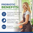 Daily Probiotic for Women & Men with 40 Billion CFU - Gut Health Complex with Probiotic for Women & Men - Shelf Stable Pre & Probiotics for Bloating Relief Digestive Enzyme Health | Non-GMO, 120ct 🍁 All In One Marketplace Canada