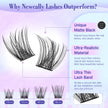 Lash Clusters Kit Wispy Natural Cluster Eyelash Extension Kit DIY Lash Extension Kit C Curl 10-16MM Eyelash Clusters Volume Individual Lashes Kit by Newcally 🍁 All In One Marketplace Canada