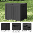 Ceecysaa 31 Gallon Deck Box Outdoor, Waterproof Storage Box, Black 🍁 All In One Marketplace Canada