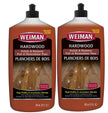 Weiman Wood Floor Polish and Restorer 32 Ounce (2 Pack) - High-Traffic Hardwood Floor, Natural Shine, Removes Scratches, Leaves Protective Layer 🍁 All In One Marketplace Canada