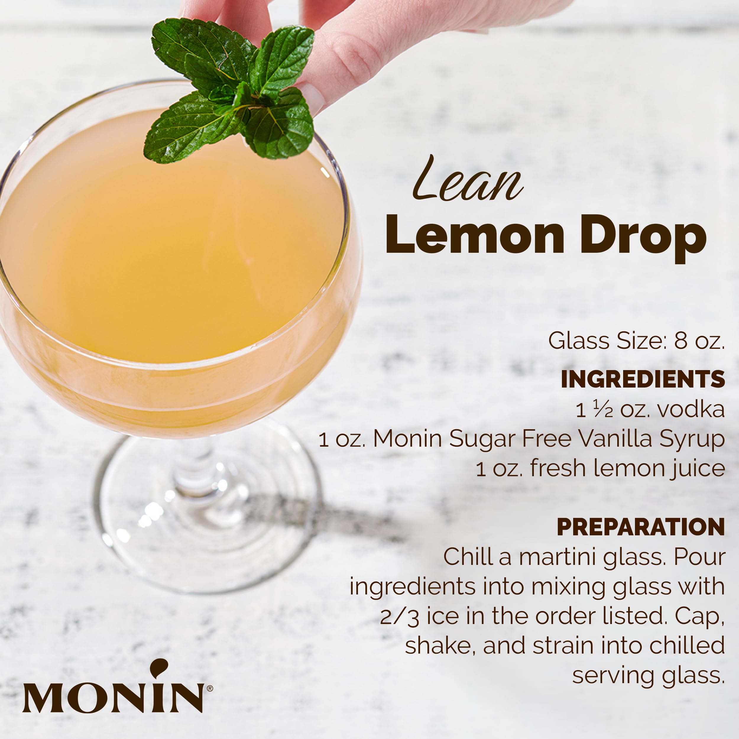 Monin - Sugar Free Vanilla Syrup | Premium Calorie-Free Syrup | Pure & Rare Madagascar Vanilla for Coffee, Lattes & More (BPA-Free Plastic Bottle, 33.8 fl oz) 🍁 All In One Marketplace Canada