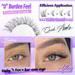 Wispy Lash Clusters Invisible Band Natural Lash Extensions Waterproof 8-16mm Cluster Eyelash Extension D Curl DIY Individual Cluster Lashes by ALICE 🍁 All In One Marketplace Canada