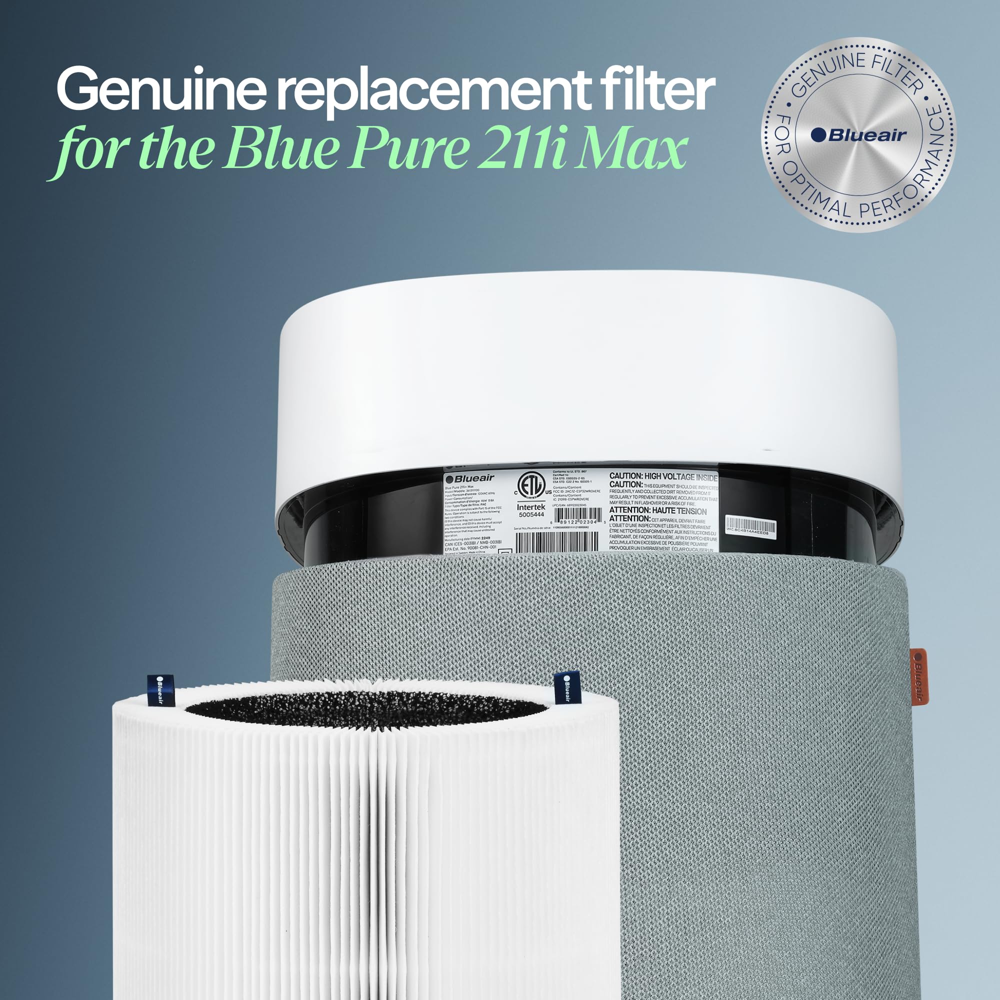 BLUEAIR Pure 211i Max Genuine Replacement Filter F2MAX, Fits Air Purifier 🍁 All In One Marketplace Canada