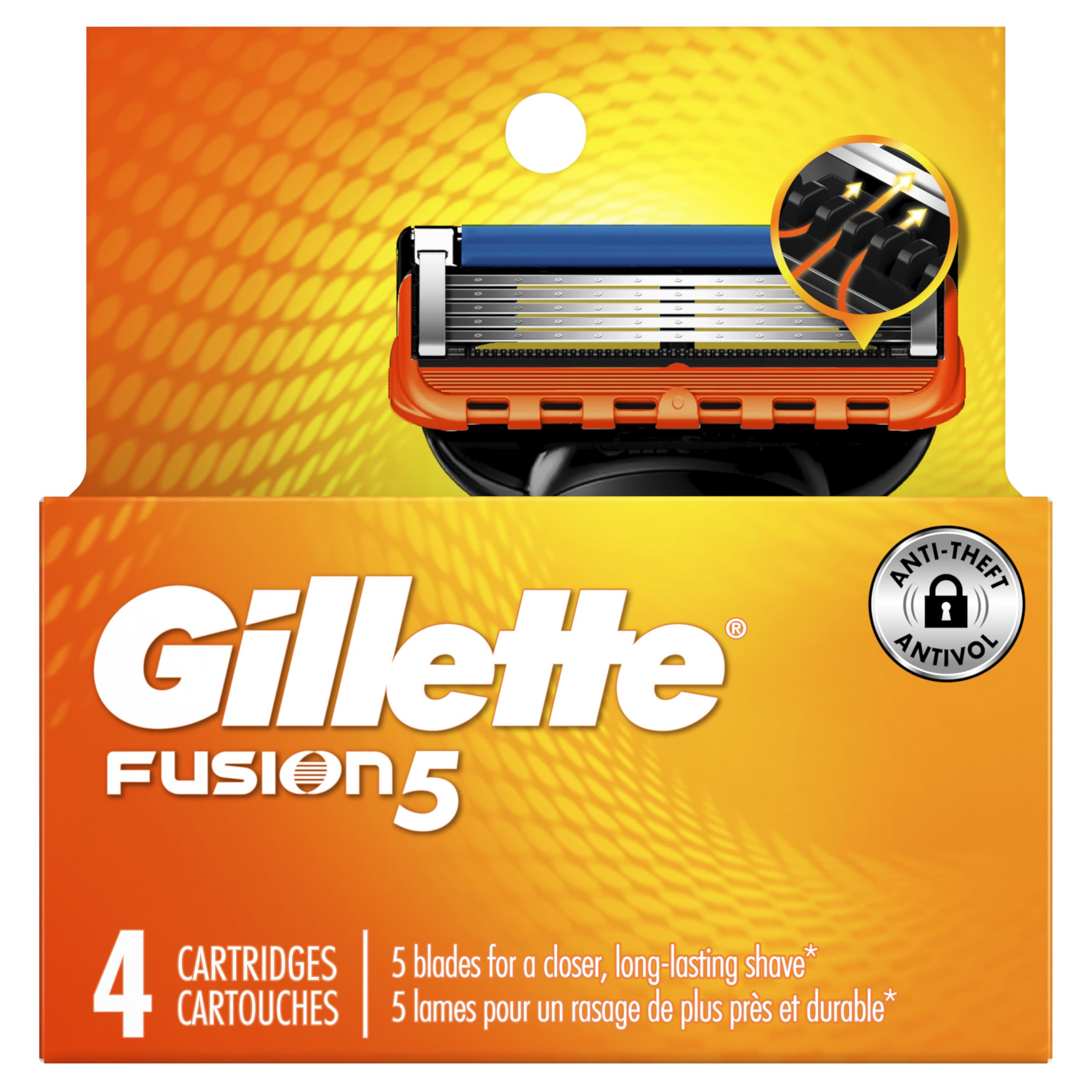 Gillette Fusion5 Razor Blades for Men, 4 Razor Blade Refills 🍁 All In One Marketplace Canada